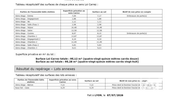 Appartement à vendre 4 pièces 95,52 m² Tassin-la-Demi-Lune