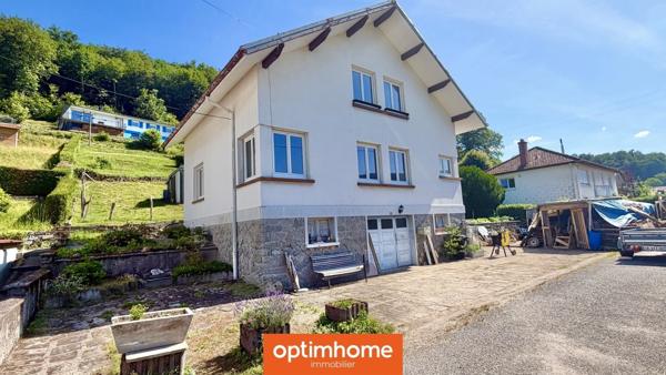 MAISON FAMILIALE 5 CHAMBRES – JARDIN 926 m² – IMPASSE AU CALME – HAUTES-VOSGES – PROCHE LAC ET COMMERCES