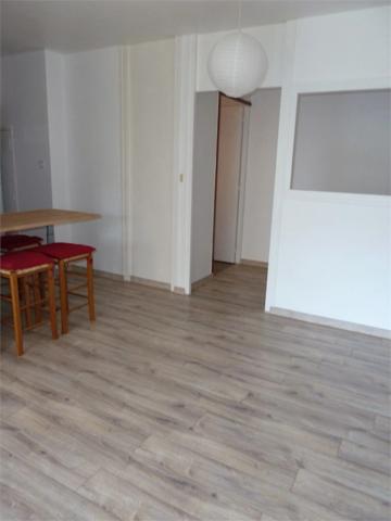 LA ROCHE SUR YON proche commerces, appartement T2 de 46.17 m² en RDC avec BALCON prolongés par belle LOGGIA fermée, SDB, 1 CH + BUREAU, PARKING