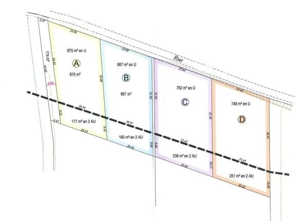 Terrain à vendre 852m²