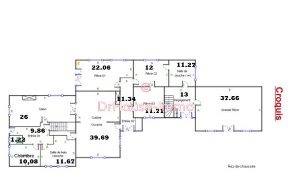 Maison à vendre 11 pièces de 390 m²