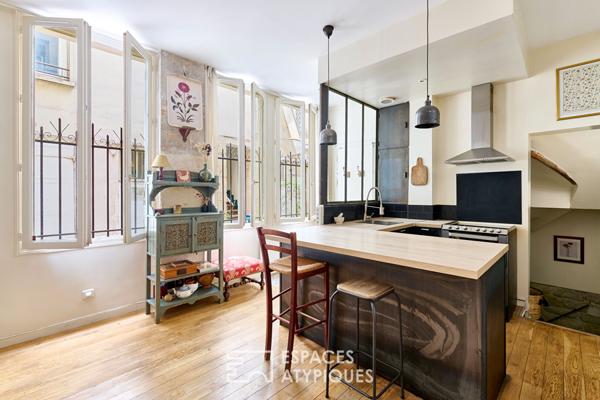 Rez-de-chaussée atypique proche Bastille