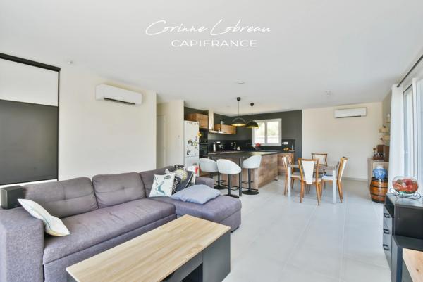 À vendre – Maison de plain-pied de 2024 à Vonnas – 3 chambres – Garage – Terrain de 550 m²