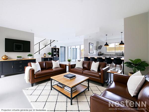 A VENDRE Maison contemporaine 4 chambres avec garage et jardin