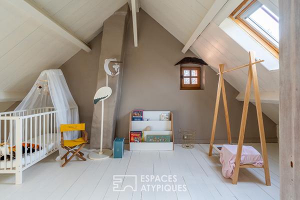 Maison solognote de plain-pied en coeur de forêt, proche Chambord