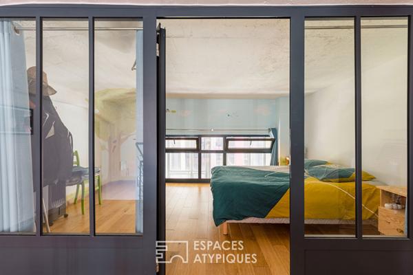 Loft chaleureux dans un bâtiment chargé d’histoire