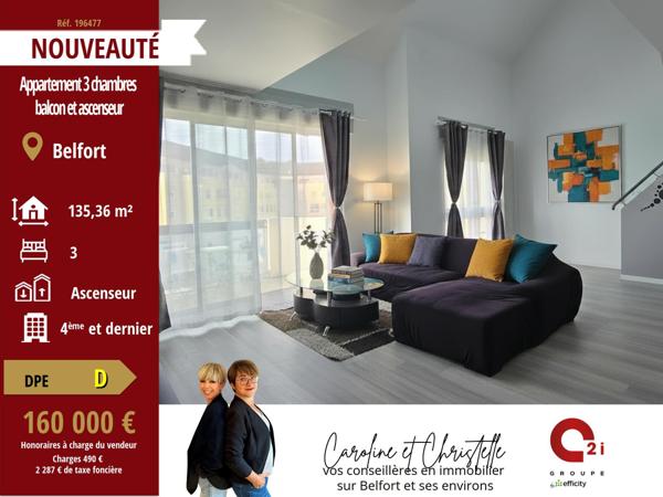 Appartement 6 pièces - 135 m²