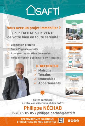 Maison non mitoyenne avec 3/4 chambres + sous-sol total / 737m2 de terrain constructible avec garage