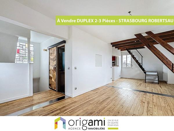 Nouveauté ORIGAMI en EXCLUSIVITÉ - T2 sur la ROBERTSAU Strasbourg Nouveauté ORIGAMI en EXCLUSIVITÉ - T2 sur la ROBERTSAU Strasbourg