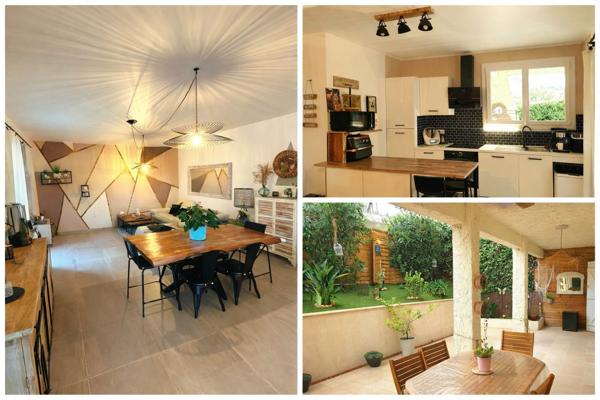 REZ DE VILLA  5 PIECES AVEC TERRASSE ESPACE-VERT CAVE ET PARKINGS - PROCHE CENTRE - ROSERAIE