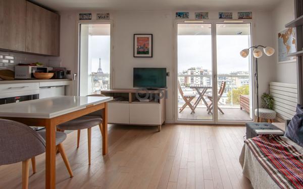 Appartement à vendre    1 pièce • 29,76 m2 Paris 15