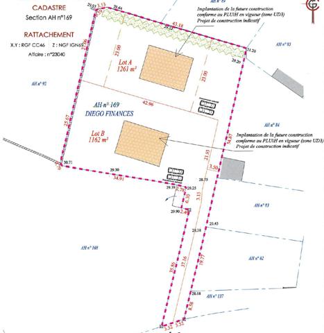 A VENDRE - TERRAIN CONSTRUCTIBLE RARE 1 261m² VIABILISÉ NIEUL-SUR-MER