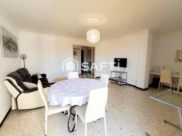 5eme étage,T3 de 79m2, Cave, Parking en sous-sol