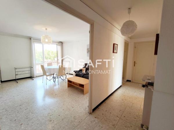 5eme étage,T3 de 79m2, Cave, Parking en sous-sol