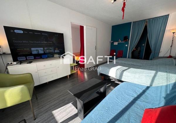 Appartement T3, 2 chambres + balcon 66m²