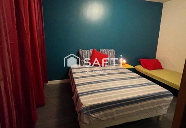 Appartement T3, 2 chambres + balcon 66m²