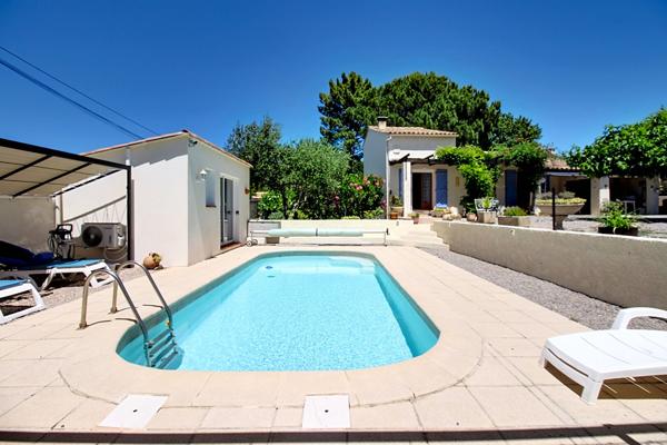 A VENDRE EN EXCLUSIVITE ! Maison Vidauban - 80 m2 - piscine - dépendance - quartier calme