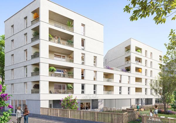 Programme neuf - Appartement T1 de 27.5 m² - Chantenay