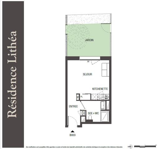 Programme neuf - Appartement T1 de 27.5 m² - Chantenay