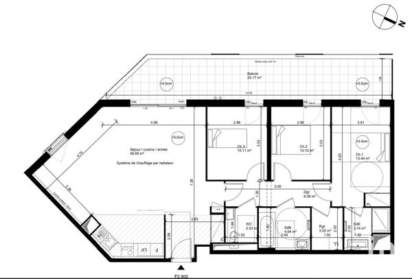 Appartement à vendre 4 pièces 104 m² Nantes