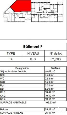 Appartement à vendre 4 pièces 104 m² Nantes