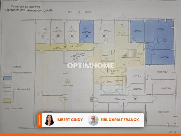 Ensemble de bureaux à vendre GUERET (23)