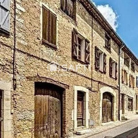 AUTHENTIQUE BATISSE EN PIERRE A RENOVER - 8 PIECES avec COMBLES & GARAGES