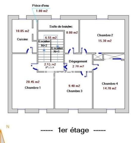 AUTHENTIQUE BATISSE EN PIERRE A RENOVER - 8 PIECES avec COMBLES & GARAGES