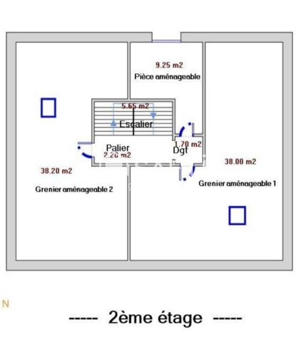 AUTHENTIQUE BATISSE EN PIERRE A RENOVER - 8 PIECES avec COMBLES & GARAGES