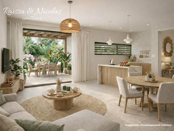 Maison T4 avec jardin privatif - MATOURY (973)