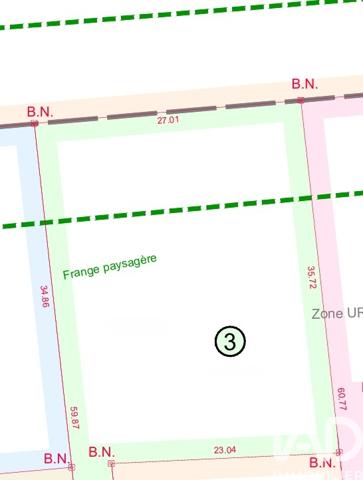 Terrain à vendre 1 051 m² Chanteau