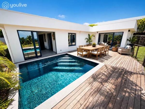 Le Marigot — Villa contemporaine d’exception – Vue mer panoramique, piscine – prestations haut de gamme