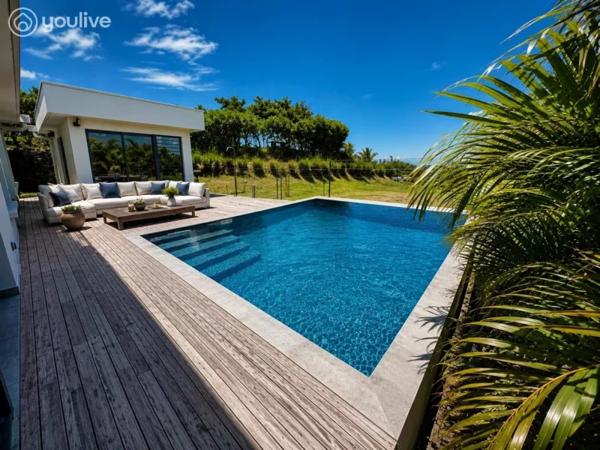 Le Marigot — Villa contemporaine d’exception – Vue mer panoramique, piscine – prestations haut de gamme