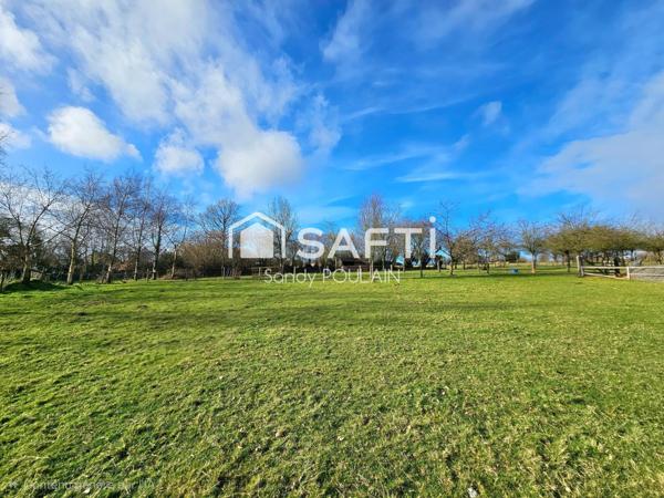 Superbe terrain avec vue dégagée à 5 minutes de Coutances