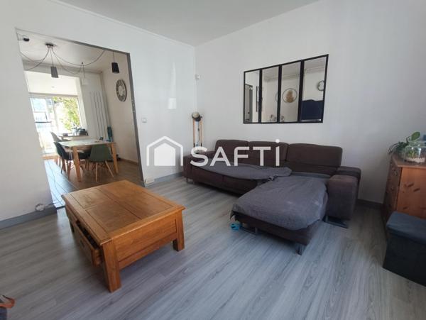 Maison 3 chambres jardin à raffraichir