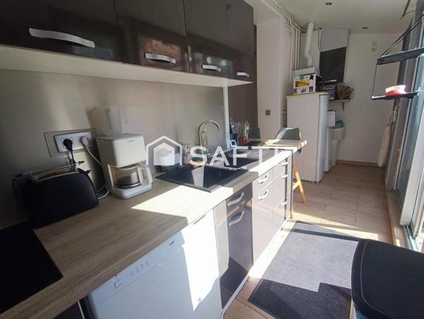 Maison 3 chambres jardin à raffraichir