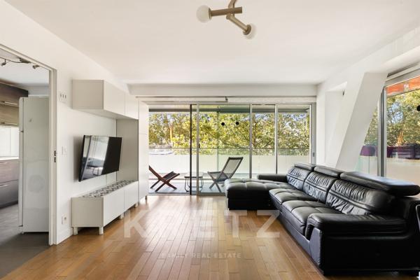 Rives de Seine – Appartement haut de gamme 4 pièces ouvert sur l'extérieur, vue Seine