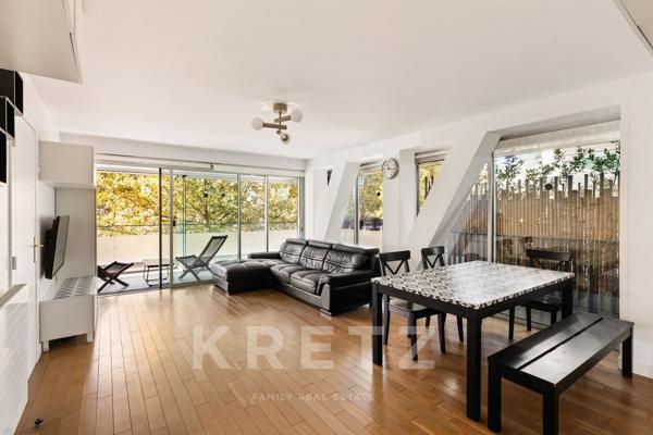 Rives de Seine – Appartement haut de gamme 4 pièces ouvert sur l'extérieur, vue Seine