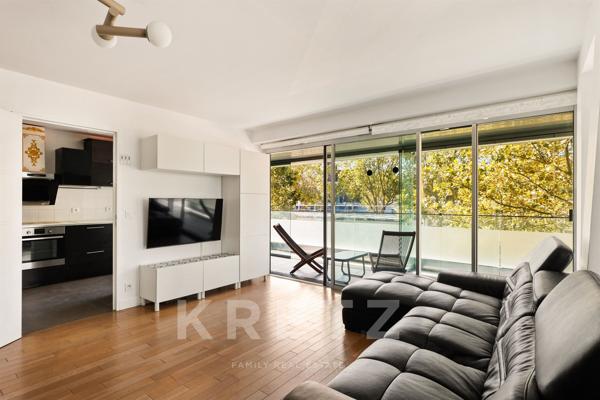 Rives de Seine – Appartement haut de gamme 4 pièces ouvert sur l'extérieur, vue Seine