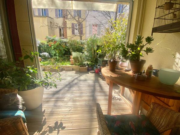A VENDRE Aix En Provence 3 piéces 78 m² avec jardin et garage dans résidence standing centre ville calme