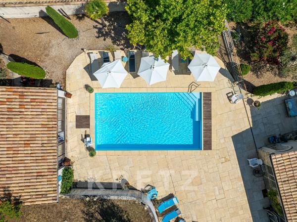 Vaison la Romaine - Propriété en pierre à vendre avec vue panoramique sur Vaison la Romaine
