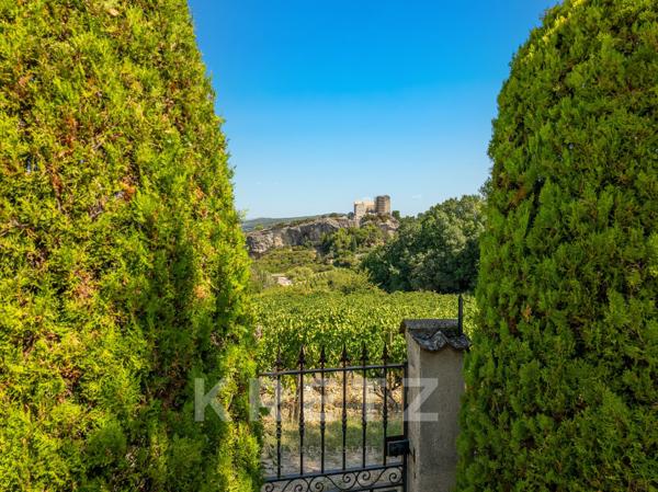 Vaison la Romaine - Propriété en pierre à vendre avec vue panoramique sur Vaison la Romaine