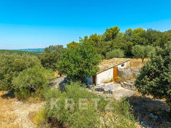 Vaison la Romaine - Propriété en pierre à vendre avec vue panoramique sur Vaison la Romaine