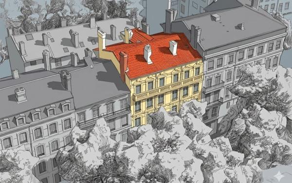 Immeuble à vendre    15 pièces • 925,63 m2 Lyon 4