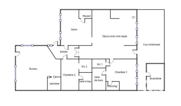 Appartement à vendre 4 pièces 153,49 m² Gray