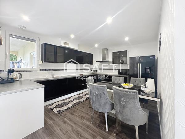 Maison de 162m2 sur 1200m2 de parcelle à Lacourt St Pierre