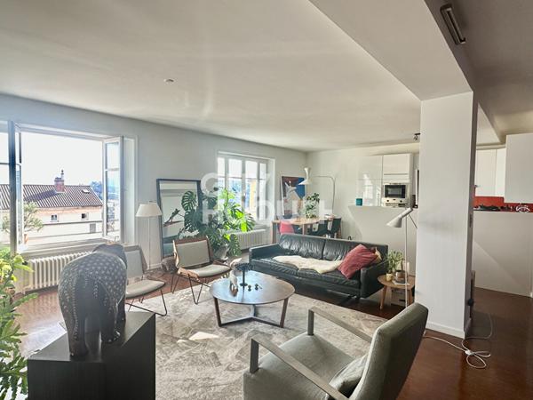 Appartement 110 m² - vue Fourvière - traversant