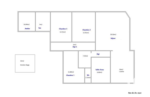 Maison à vendre 4 pièces 96 m² Château-Guibert