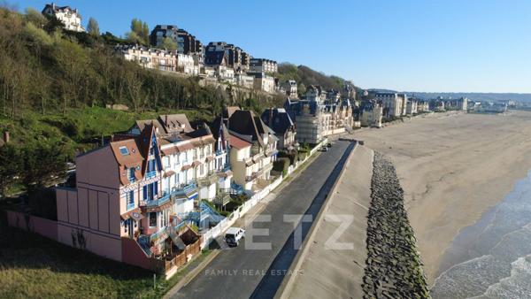 Trouville-sur-Mer – Villa Anglo-normande - Vue mer spectaculaire & accès direct à la plage