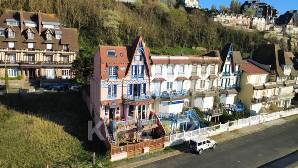 Trouville-sur-Mer – Villa Anglo-normande - Vue mer spectaculaire & accès direct à la plage